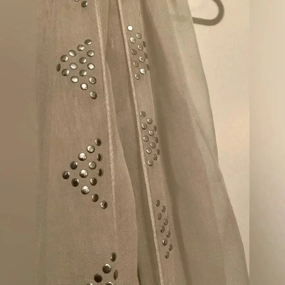 Mudd Off-White Metal Embellished Infinity Scarf - Picture 3 of 4